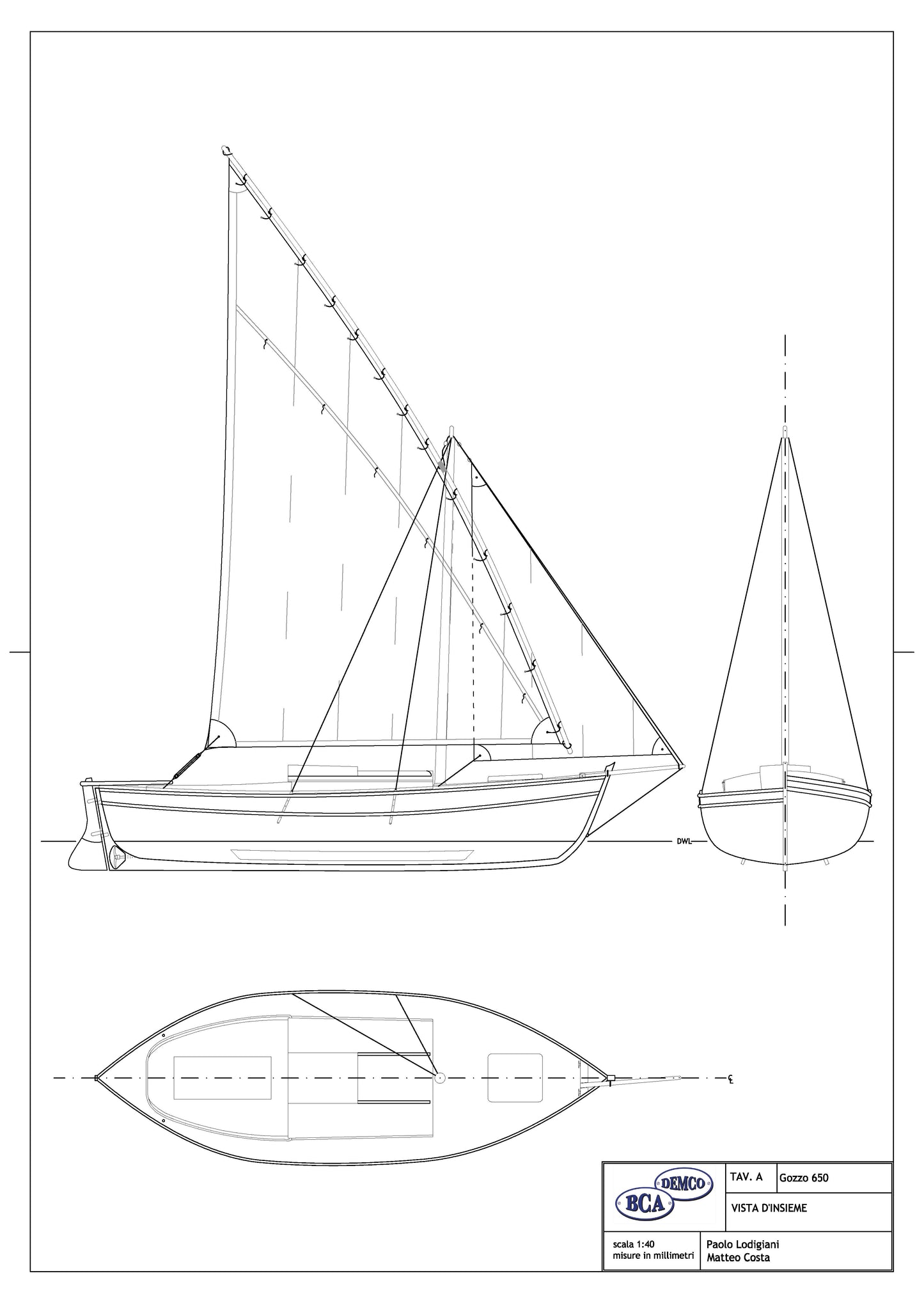 21 ft - Gozzo 6,50m