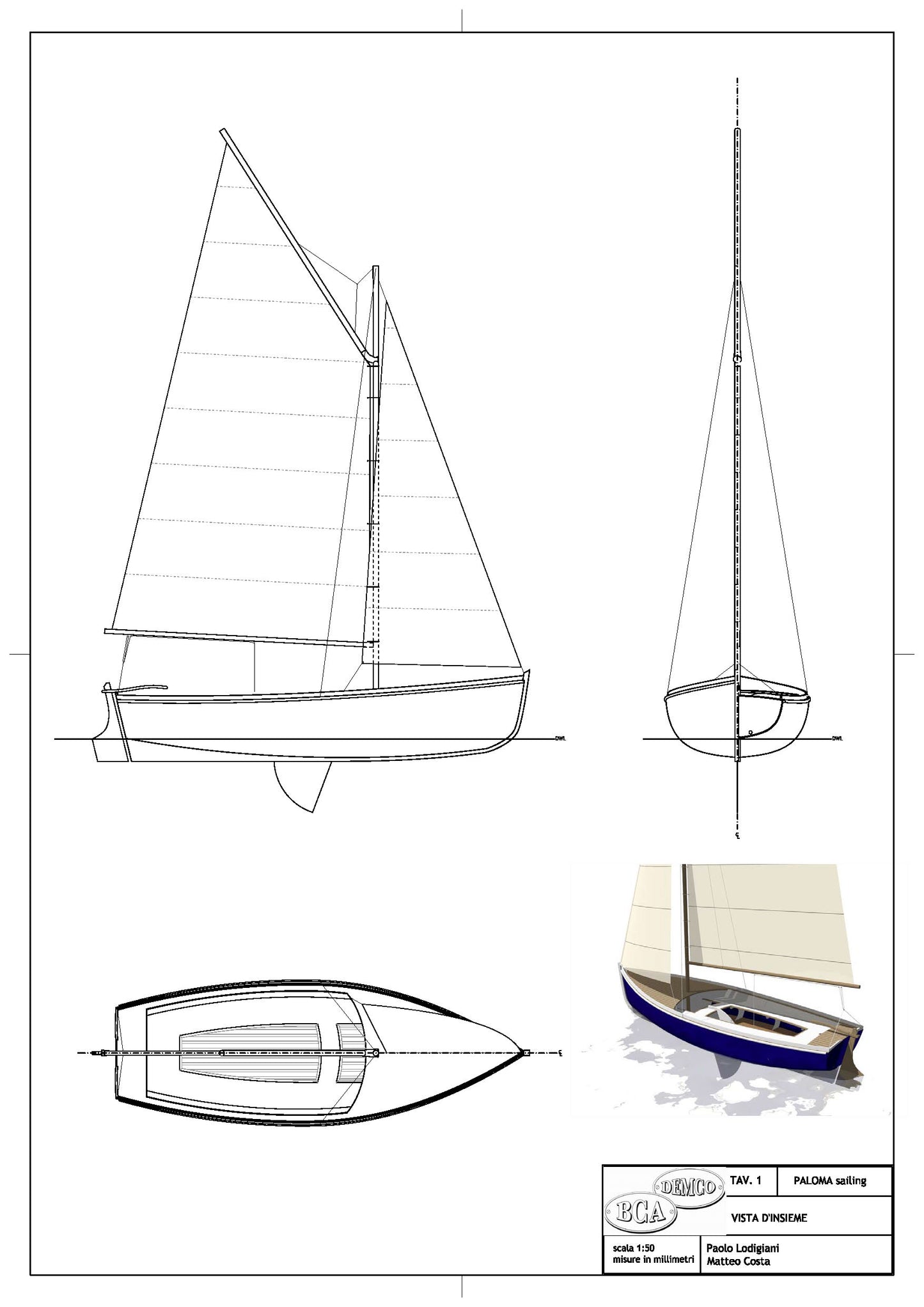 21 ft - Paloma Daysailer